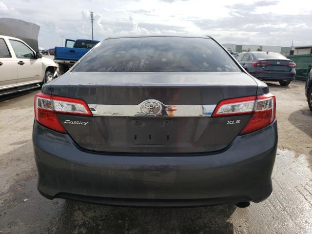 4T4BF1FKXCR165008 - 2012 TOYOTA CAMRY BASE GRAY photo 6