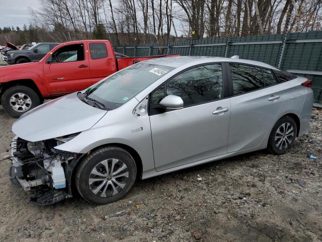 JTDKAMFP7M3168742 - 2021 TOYOTA PRIUS PRIM LE SILVER photo 1