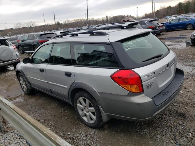 4S4BP61C067315697 - 2006 SUBARU LEGACY OUTBACK 2.5I SILVER photo 2