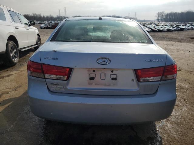 5NPEU46C88H352731 - 2008 HYUNDAI SONATA SE BLUE photo 6