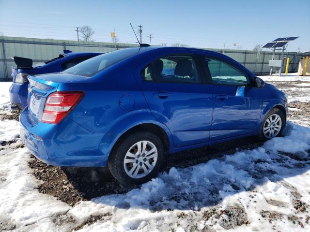 1G1JB5SG1H4124703 - 2017 CHEVROLET SONIC LS 蓝色 照片 3