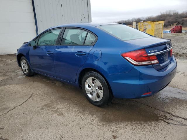 19XFB2F58EE035676 - 2014 HONDA CIVIC LX BLUE photo 2