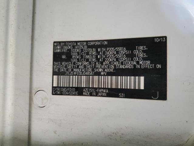 JTLZE4FE0DJ048587 - 2013 TOYOTA SCION XB 白色 照片 13