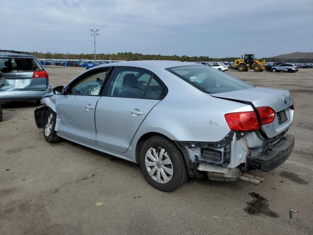 3VW2K7AJ7DM225468 - 2013 VOLKSWAGEN JETTA BASE فضي صورة 2