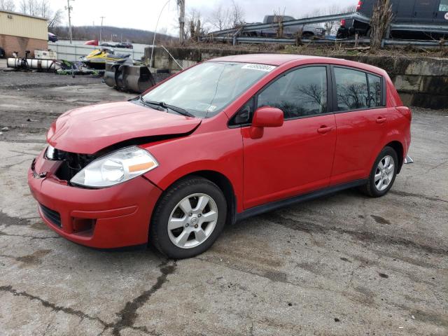 3N1BC13E27L359153 - 2007 NISSAN VERSA S RED photo 1