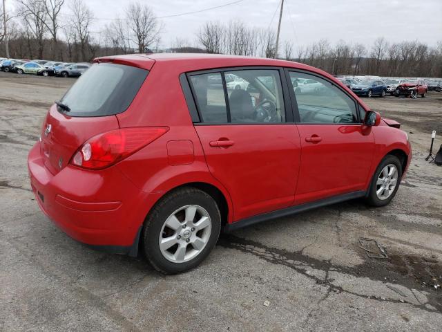 3N1BC13E27L359153 - 2007 NISSAN VERSA S RED photo 3