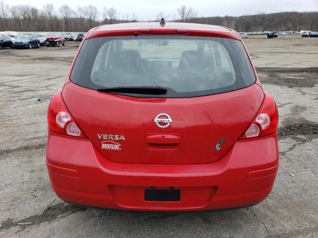 3N1BC13E27L359153 - 2007 NISSAN VERSA S RED photo 6