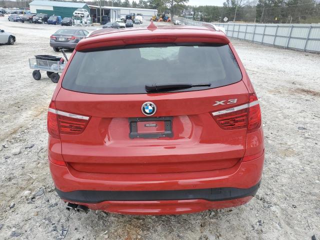5UXWZ7C38H0V93308 - 2017 BMW X3 SDRIVE28I RED photo 6