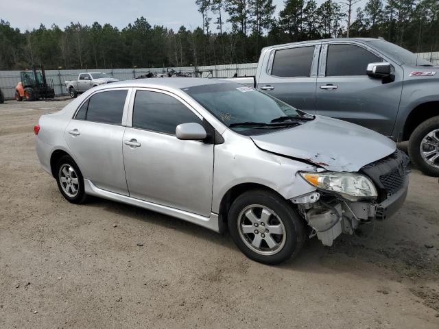 1NXBU4EE0AZ225694 - 2010 TOYOTA COROLLA BASE SILVER photo 4