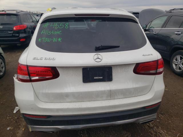 WDC0G4KB8HF259033 - 2017 MERCEDES-BENZ GLC 300 4MATIC WHITE photo 6