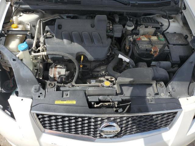 3N1AB6AP3CL763346 - 2012 NISSAN SENTRA 2.0 WHITE photo 11