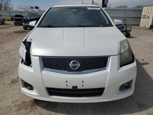 3N1AB6AP3CL763346 - 2012 NISSAN SENTRA 2.0 WHITE photo 5