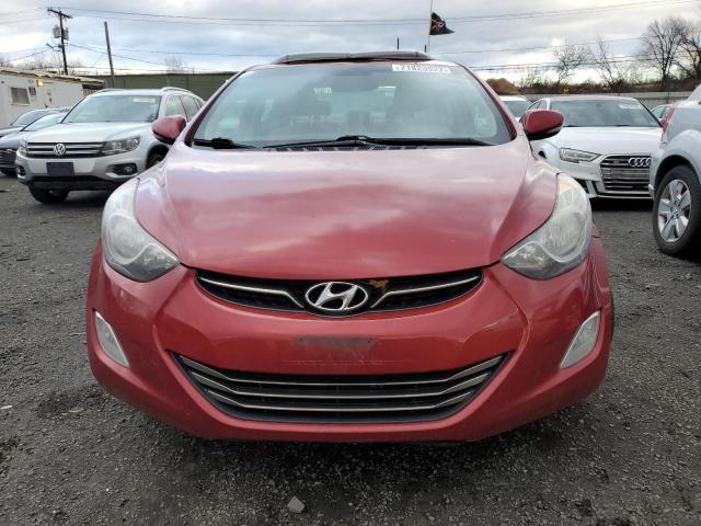 KMHDH4AE8CU361321 - 2012 HYUNDAI ELANTRA GLS RED photo 5