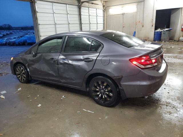 19XFB2F92EE073682 - 2014 HONDA CIVIC EXL ნაცრისფერი ფოტო 2