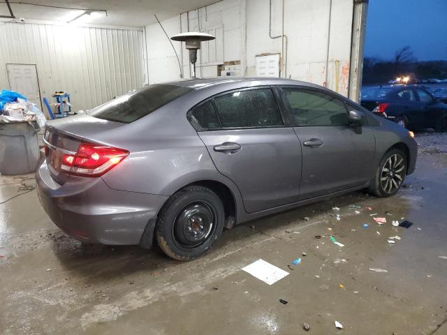 19XFB2F92EE073682 - 2014 HONDA CIVIC EXL ნაცრისფერი ფოტო 3