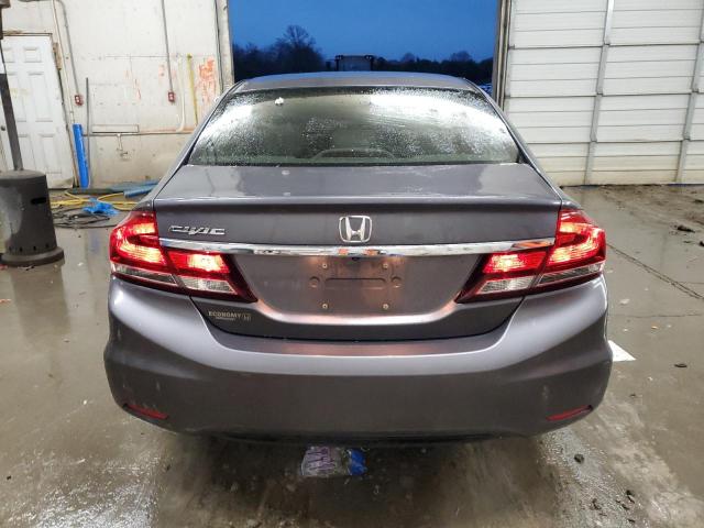 19XFB2F92EE073682 - 2014 HONDA CIVIC EXL ნაცრისფერი ფოტო 6