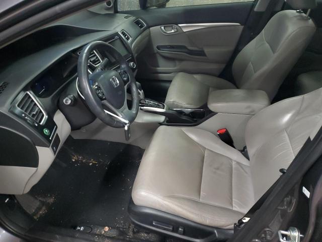 19XFB2F92EE073682 - 2014 HONDA CIVIC EXL ნაცრისფერი ფოტო 7