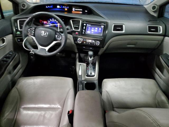 19XFB2F92EE073682 - 2014 HONDA CIVIC EXL ნაცრისფერი ფოტო 8