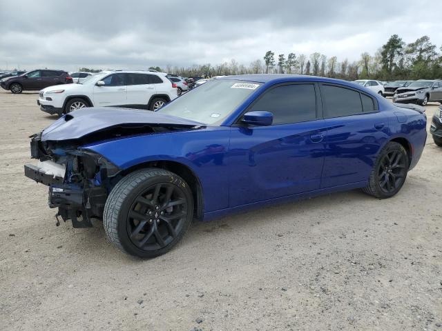 2C3CDXBG4KH724927 - 2019 DODGE CHARGER SXT BLUE photo 1