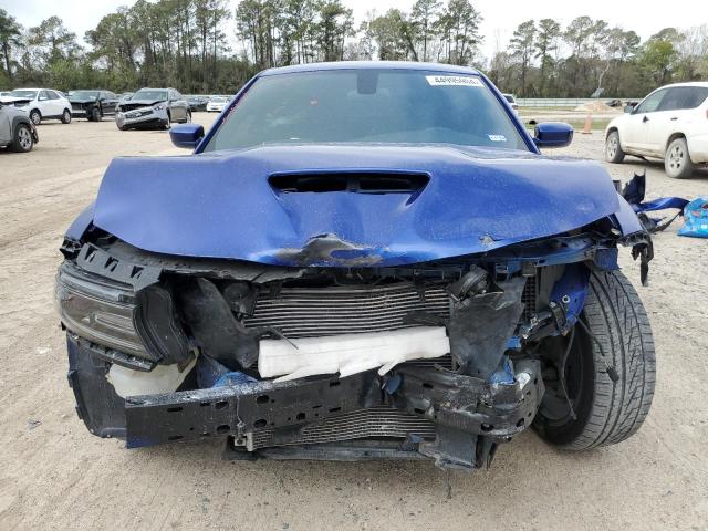 2C3CDXBG4KH724927 - 2019 DODGE CHARGER SXT BLUE photo 5