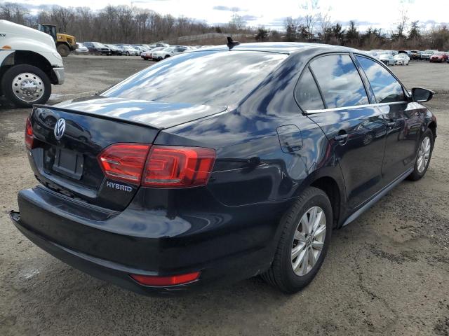 3VW637AJ1DM313298 - 2013 VOLKSWAGEN JETTA HYBRID BLACK photo 3