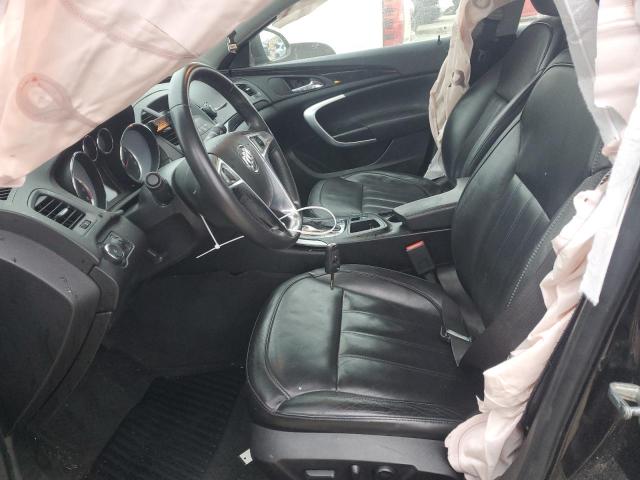 2G4GR5EK4C9117923 - 2012 BUICK REGAL CHARCOAL photo 7