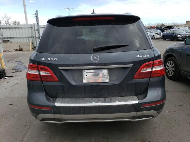 4JGDA5HB5CA022815 - 2012 MERCEDES-BENZ ML 350 4MATIC GRAY photo 6