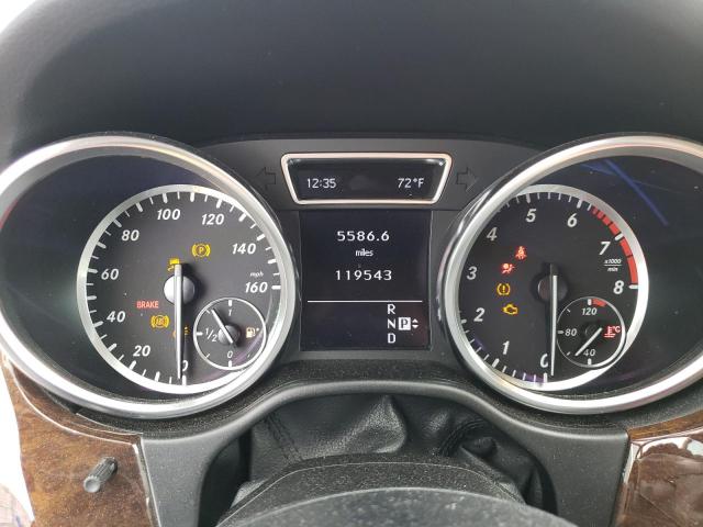 4JGDA5HB5CA022815 - 2012 MERCEDES-BENZ ML 350 4MATIC GRAY photo 9