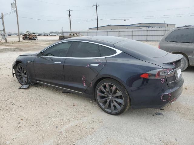 5YJSA1DP2DFP16294 - 2013 TESLA MODEL S Կապույտ լուսանկար 2