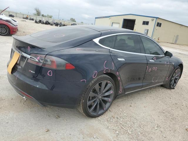 5YJSA1DP2DFP16294 - 2013 TESLA MODEL S BLUE photo 3