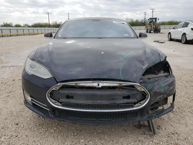 5YJSA1DP2DFP16294 - 2013 TESLA MODEL S Կապույտ լուսանկար 5