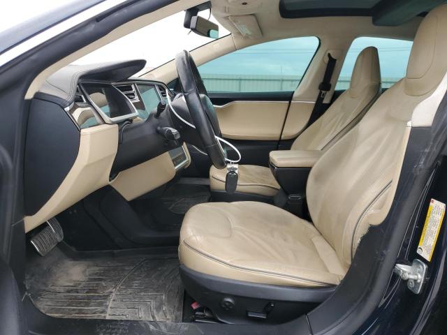 5YJSA1DP2DFP16294 - 2013 TESLA MODEL S Կապույտ լուսանկար 7