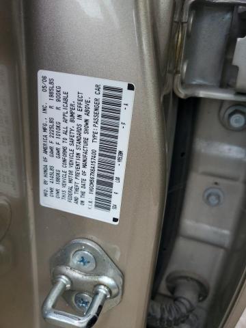 1HGCM567X6A157400 - 2006 HONDA ACCORD EX GOLD photo 12