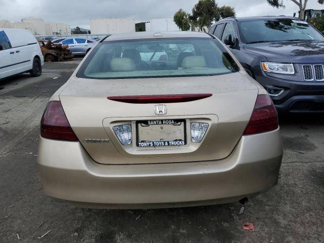 1HGCM567X6A157400 - 2006 HONDA ACCORD EX GOLD photo 6