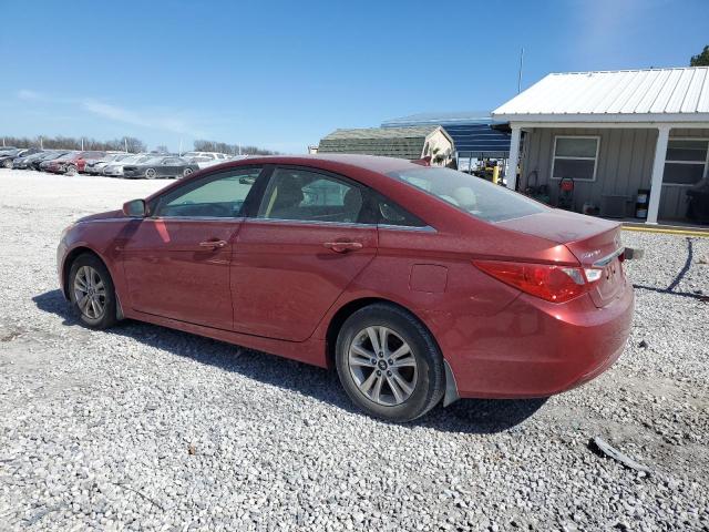 5NPEB4AC7BH261485 - 2011 HYUNDAI SONATA GLS RED photo 2