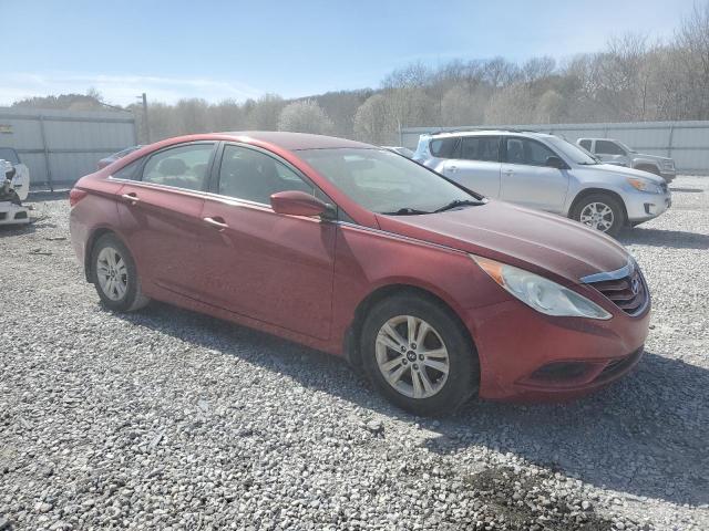 5NPEB4AC7BH261485 - 2011 HYUNDAI SONATA GLS RED photo 4