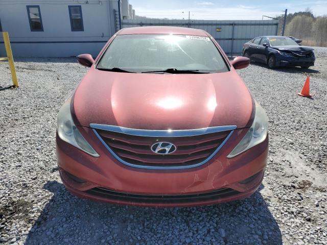 5NPEB4AC7BH261485 - 2011 HYUNDAI SONATA GLS RED photo 5