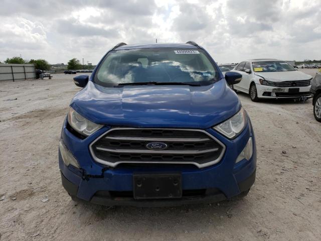 MAJ3P1TE5JC161231 - 2018 FORD ECOSPORT SE BLUE photo 5