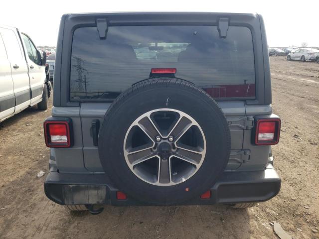 1C4HJXEN1PW695111 - 2023 JEEP WRANGLER SAHARA GRAY photo 6