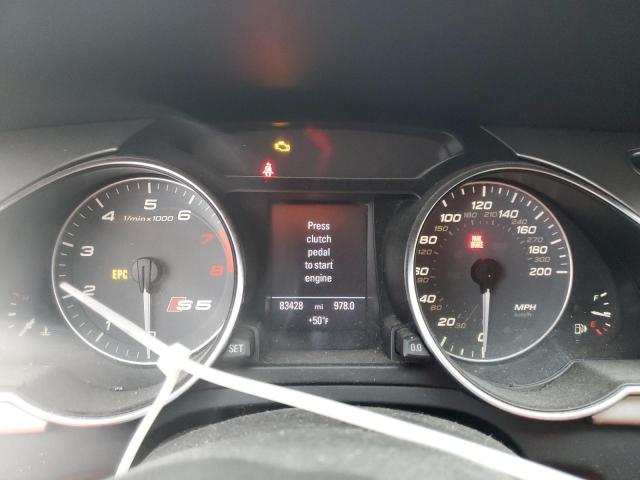 WAUGVAFR0AA039515 - 2010 AUDI S5 PREMIUM PLUS BLACK photo 9