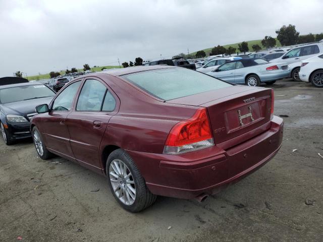 YV1RS592482683057 - 2008 VOLVO S60 2.5T BURGUNDY photo 2