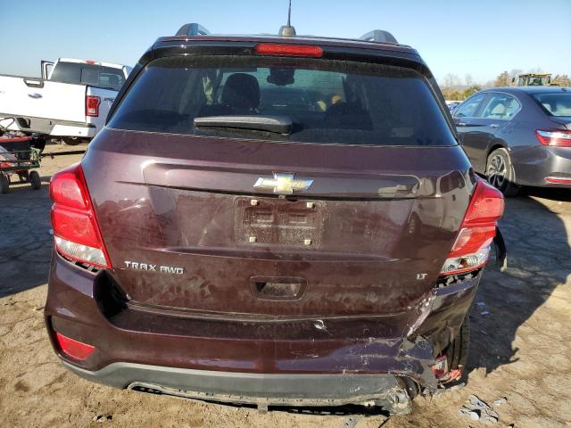 KL7CJPSB3LB348169 - 2020 CHEVROLET TRAX 1LT BURGUNDY photo 6