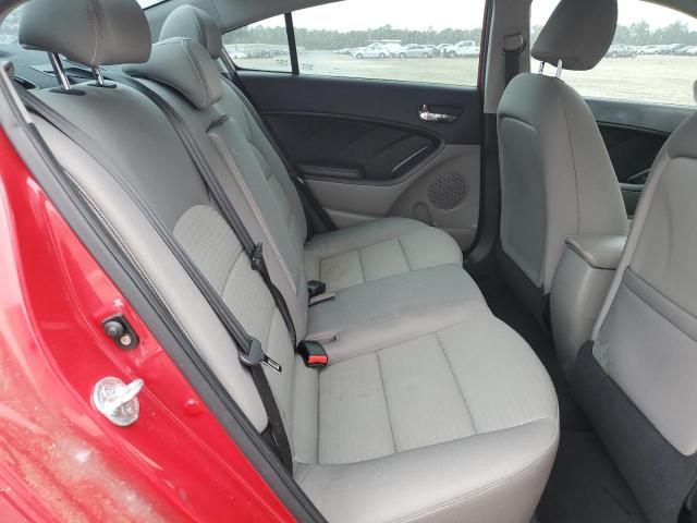 KNAFX4A65E5087787 - 2014 KIA FORTE LX RED photo 10