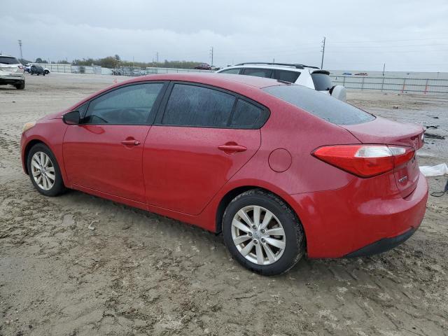 KNAFX4A65E5087787 - 2014 KIA FORTE LX RED photo 2