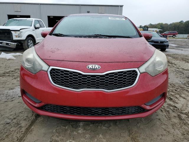 KNAFX4A65E5087787 - 2014 KIA FORTE LX RED photo 5