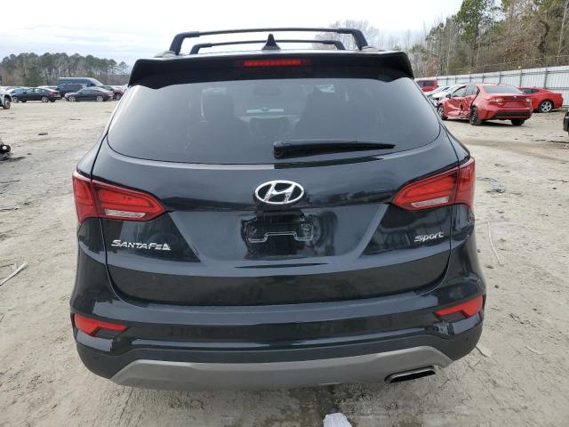 5XYZUDLB9JG518474 - 2018 HYUNDAI SANTA FE S BLACK photo 6