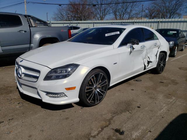 WDDLJ9BB6CA047096 - 2012 MERCEDES-BENZ CLS 550 4MATIC WHITE photo 1