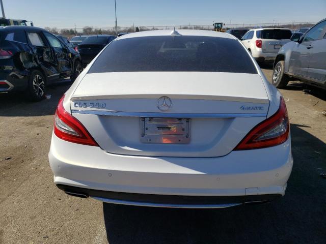 WDDLJ9BB6CA047096 - 2012 MERCEDES-BENZ CLS 550 4MATIC WHITE photo 6