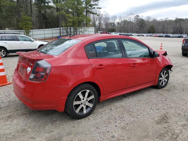 3N1AB6AP6CL659210 - 2012 NISSAN SENTRA 2.0 RED photo 3