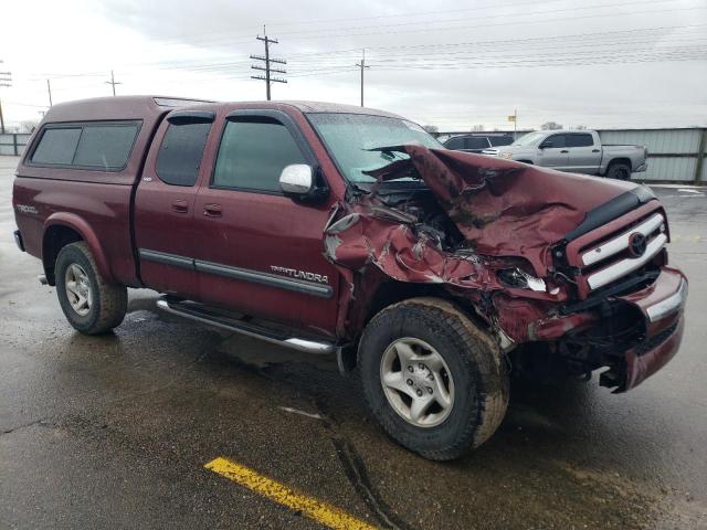 5TBBT44143S415584 - 2003 TOYOTA TUNDRA ACCESS CAB SR5 BURGUNDY photo 4